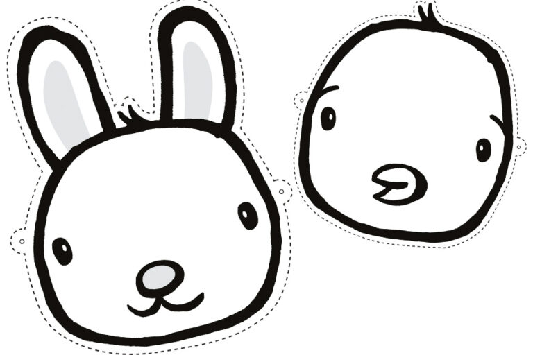 Tiermasken ganz einfach basteln: Vorlagen zum Ausdrucken - PETA Kids