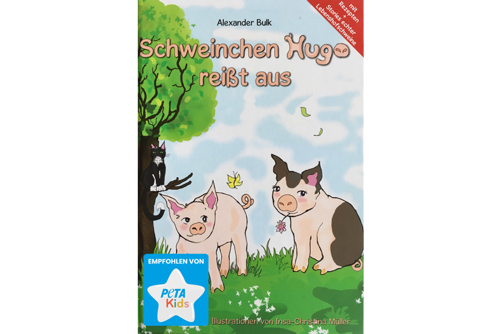 PETAKids Buchtipp Schweinchen Hugo reisst aus