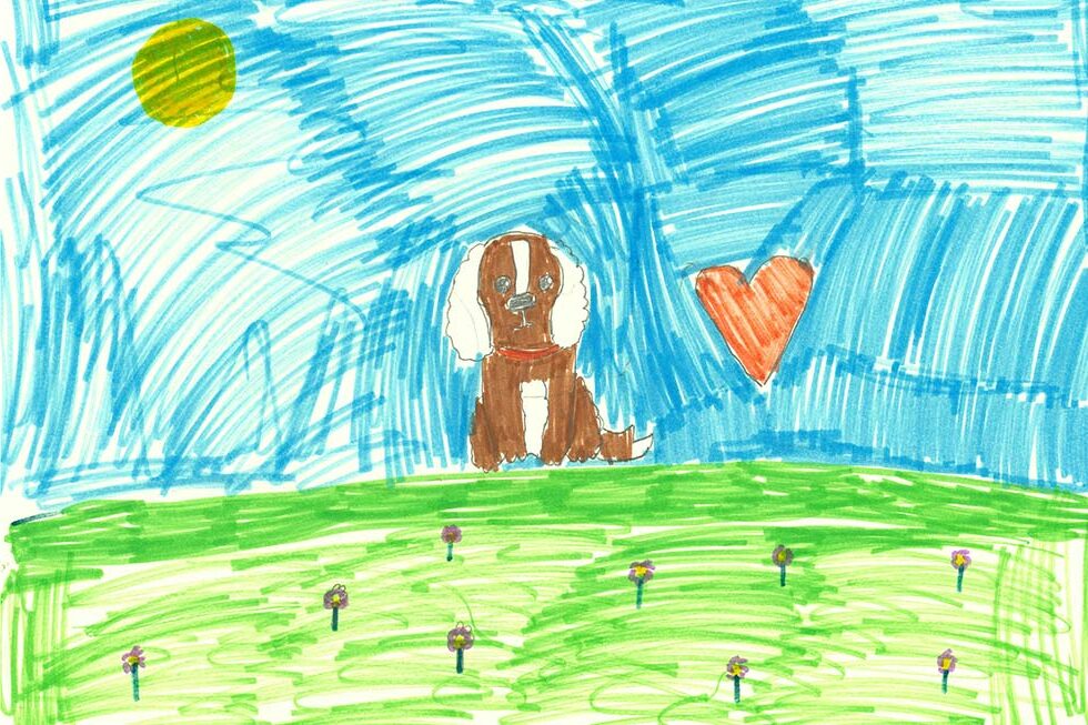 Gezeichnetes Bild zum PETA Kreativwettbewerb