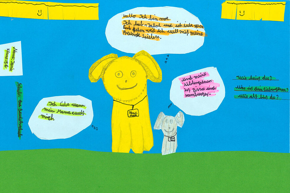 Gezeichnetes Bild zum PETA Kreativwettbewerb
