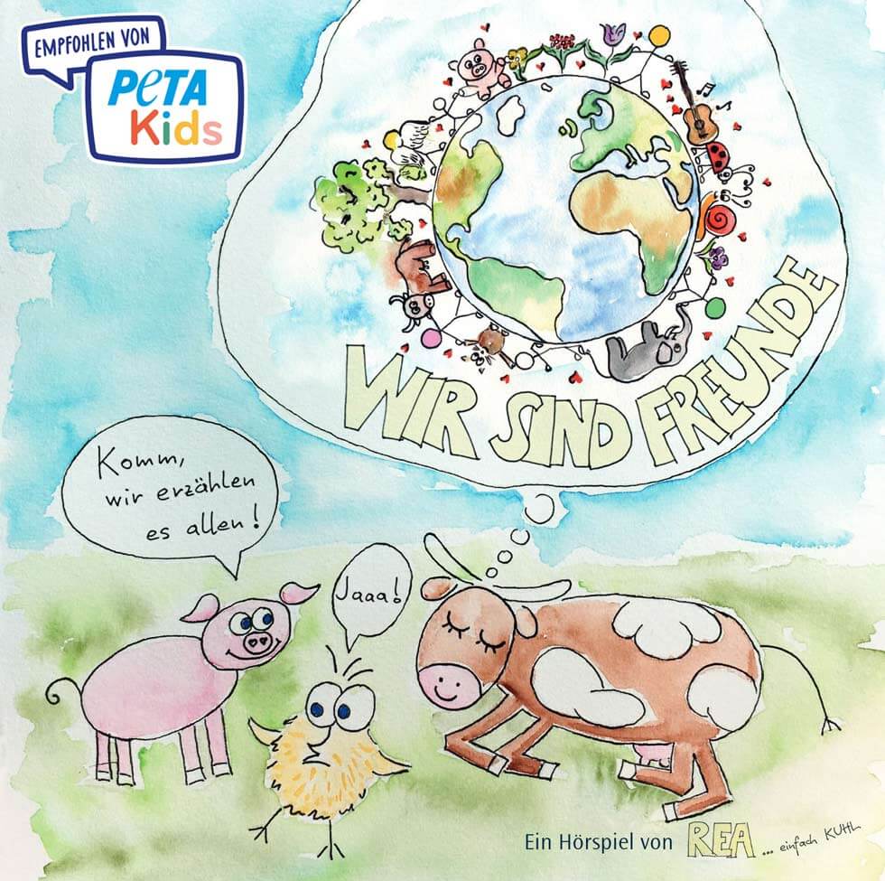 Cover des Hörspiels "Wir sind Freunde" von Regina Baumgartner