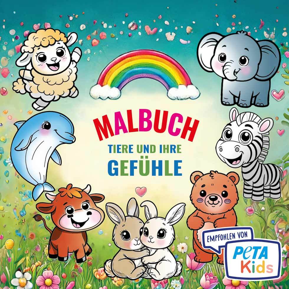 PETAKids Buchtipp Malbuch Tiere und ihre Gefühle