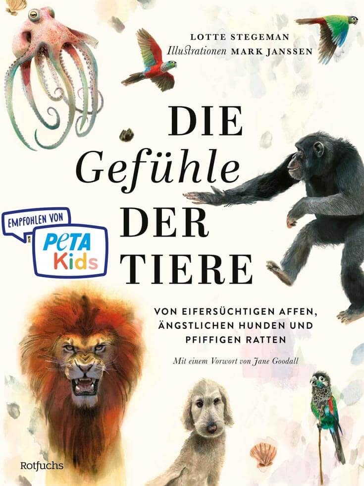PETAKids Buchtipp Die Gefühle der Tiere